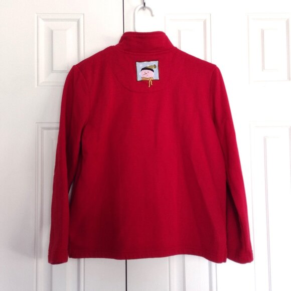 Women's Pull-over 1/2 Zip Winter Sweater by Breckinridge - PETITE SMALL - - Picture 4 of 6